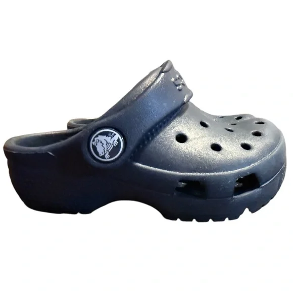 Crocs Kids Blue Clogs - Picture 4 of 7